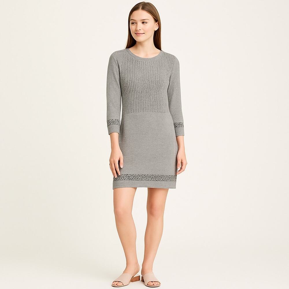 NWT Relativity Light Grey Sweater Dress – Size Small - W31